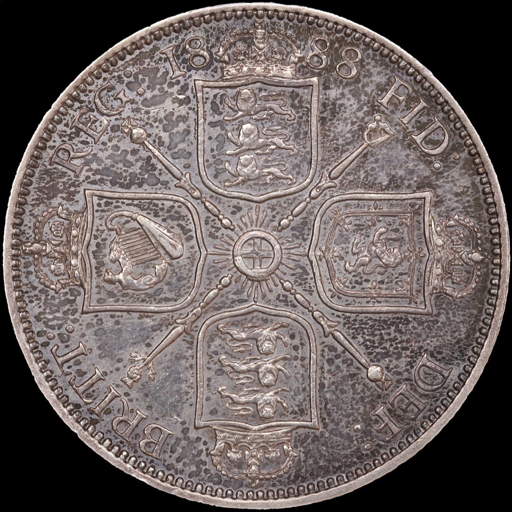 1888 Silver Florin Victoria S#3925 EF product image
