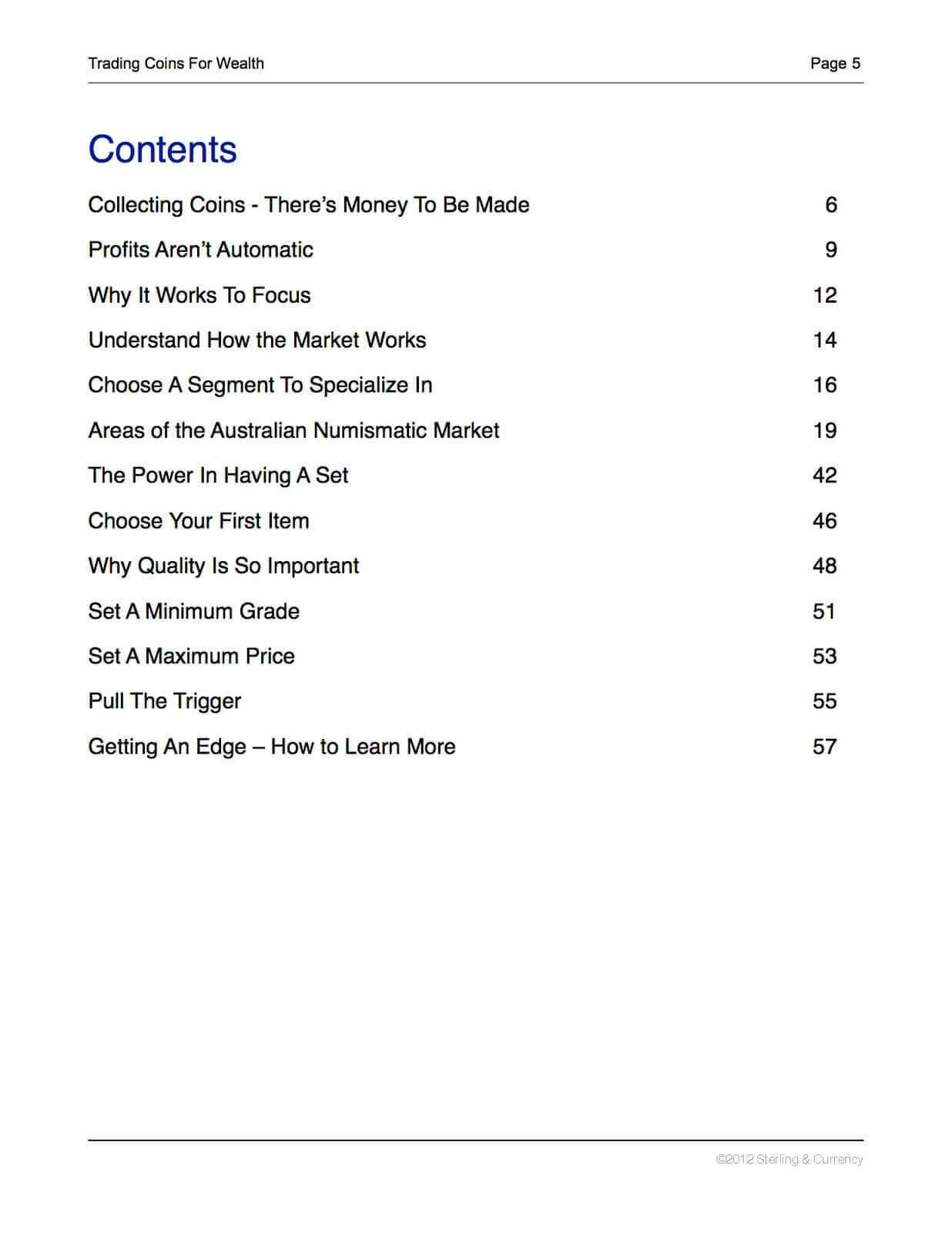 Trading Coins For Wealth eBook