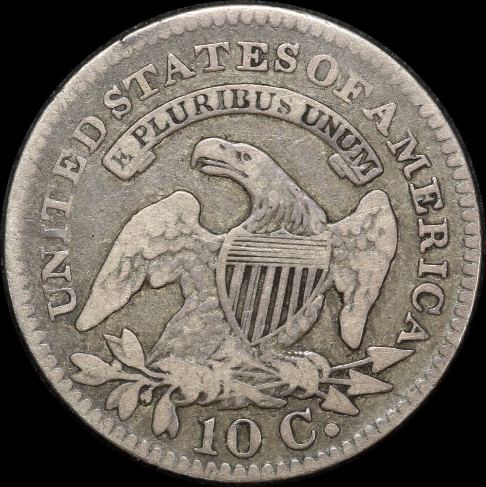 USA 1821 Silver Dime - Capped Bust Very Fine product image