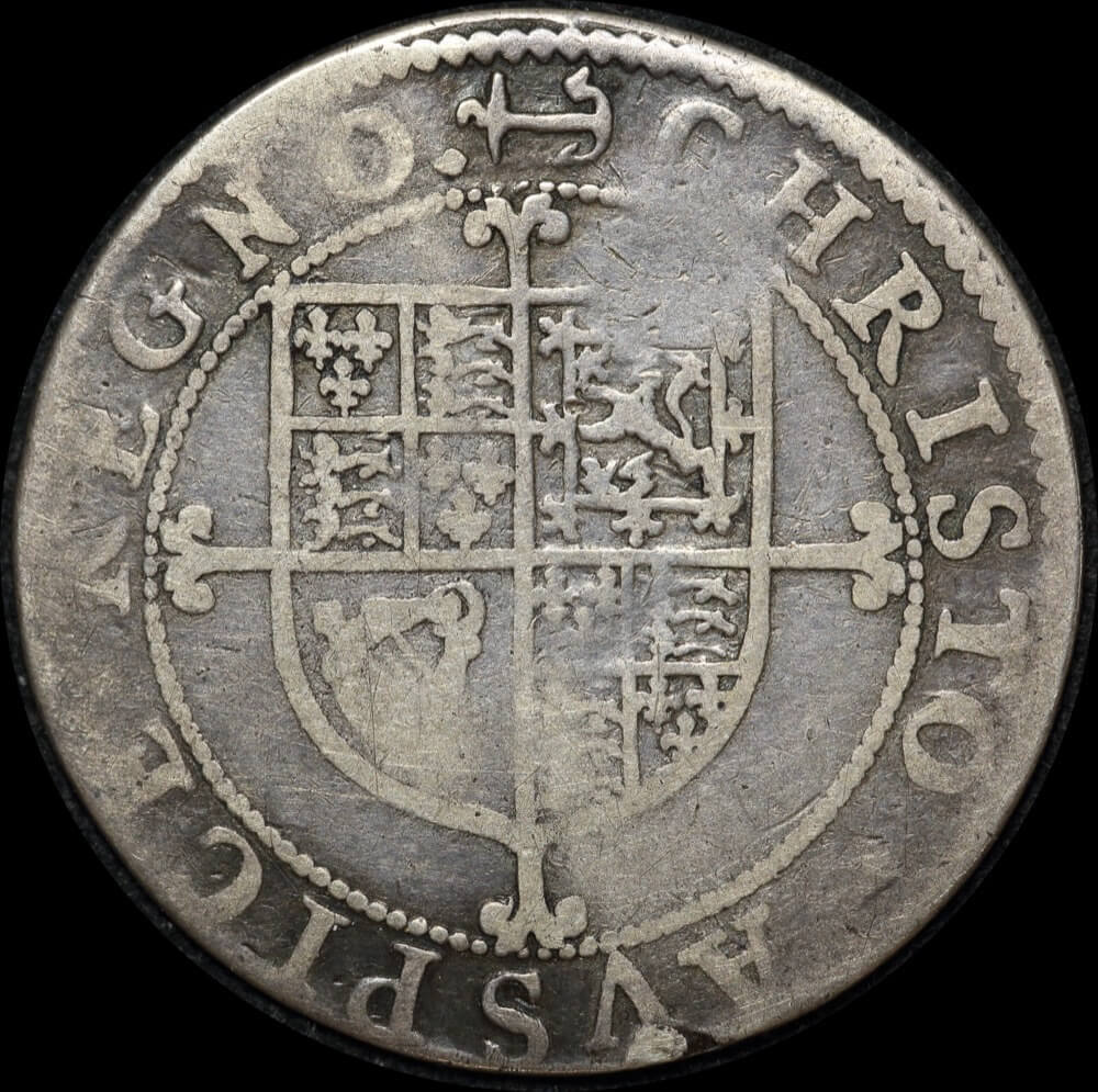 1638 ~ 1639 Silver Sixpence Charles I S#2860 about Fine