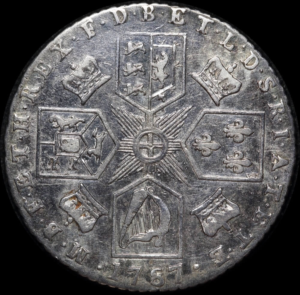 1787 Silver Sixpence George III S#3748 Good Fine product image