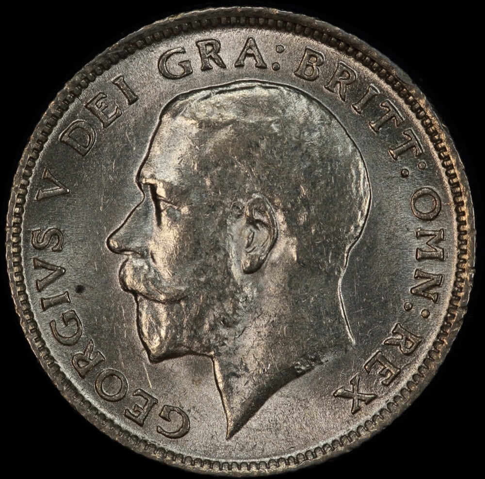 1911 Silver Sixpence George V S#4024 Uncirculated product image