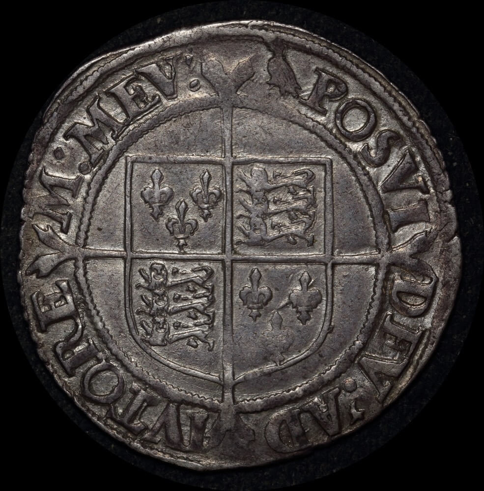 1558 ~ 1603 Silver Shilling Elizabeth I S#2555 Very Fine
