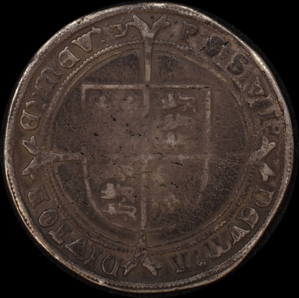 1551 Silver Crown Edward VI S#2478 Fine