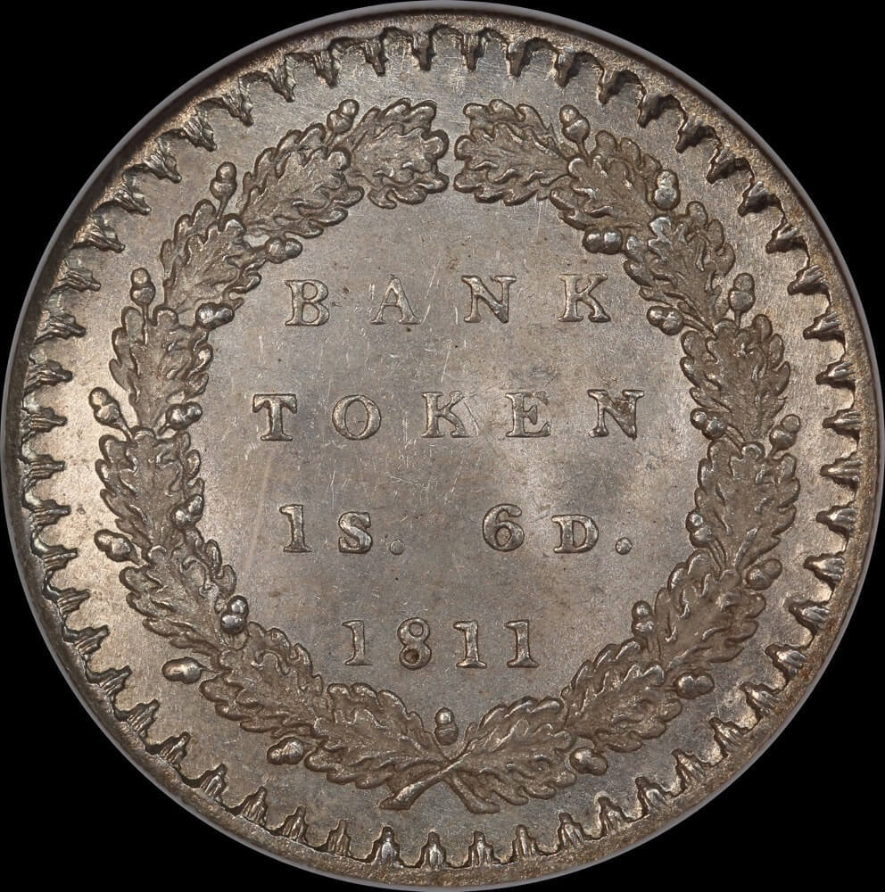 1811 Silver Eighteenpence George III S#3771 NGC MS64 product image