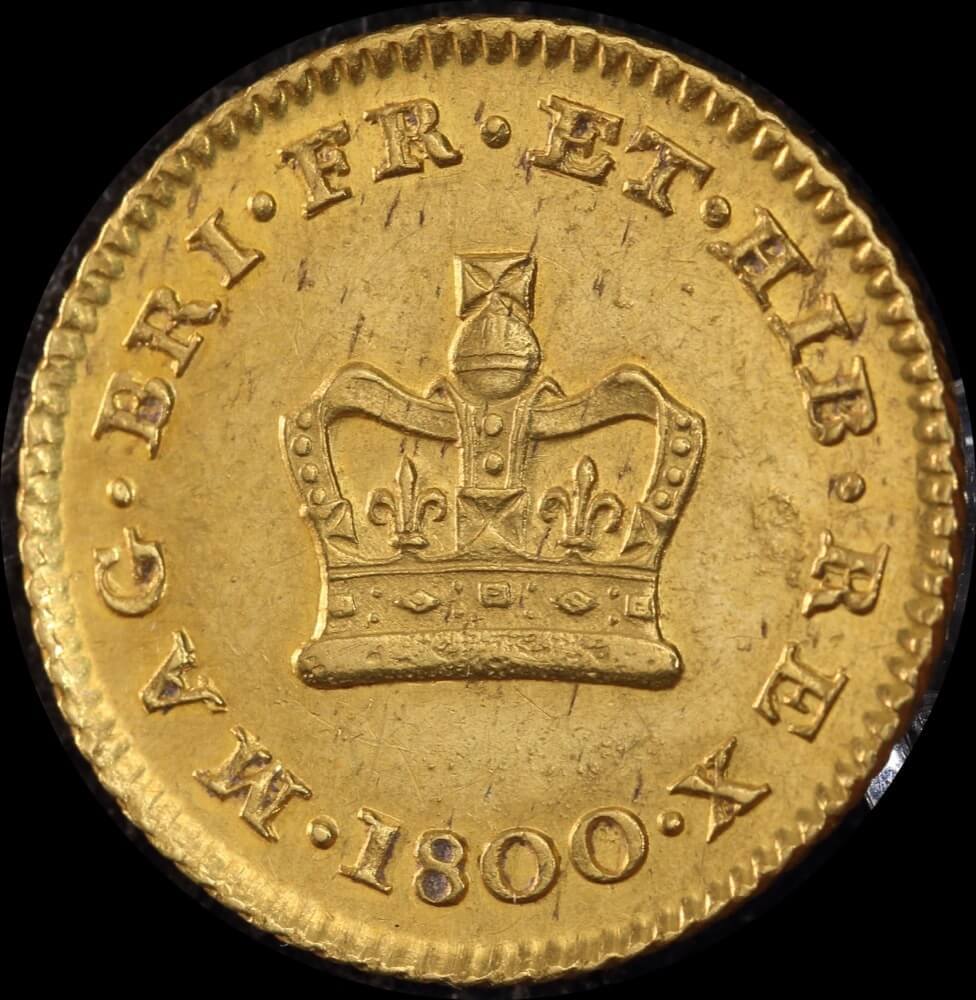 1800 Gold Third Guinea George III S#3738 good EF product image