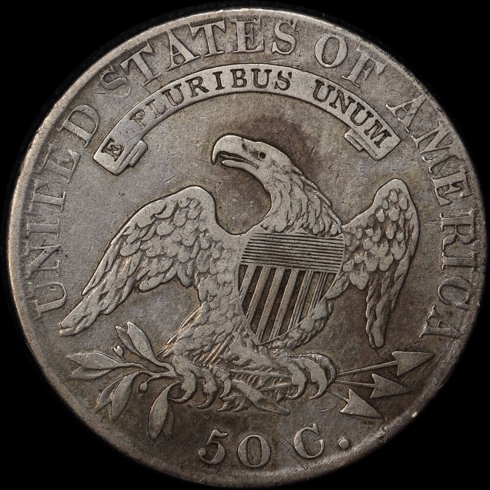 USA 1819 Silver Half Dollar - Capped Bust KM# 37 Very Fine product image