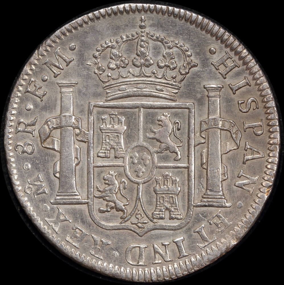Mexico 1796 Silver 8 Reales KM# 109 Extremely Fine