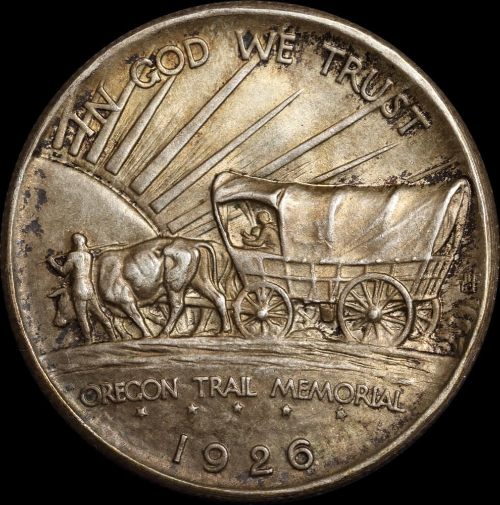 USA 1926-S Silver Half Dollar Oregon Trail  Uncirculated product image