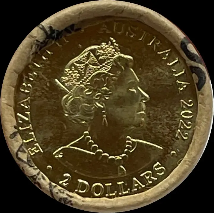 2022 2 Dollar RAM Roll Coloured Peacekeeping 75th Anniversary Heads/Tails product image