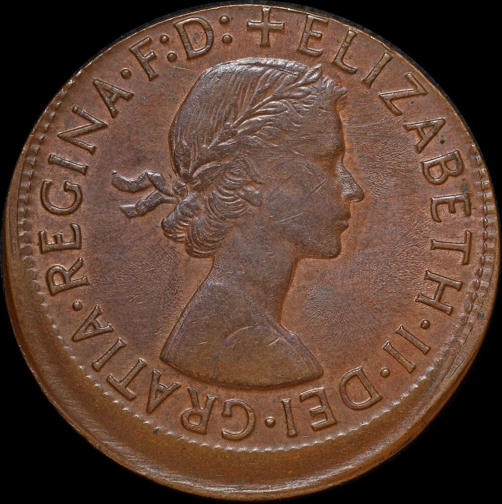 1962-Y Penny 4mm Off-strike Extremely Fine product image