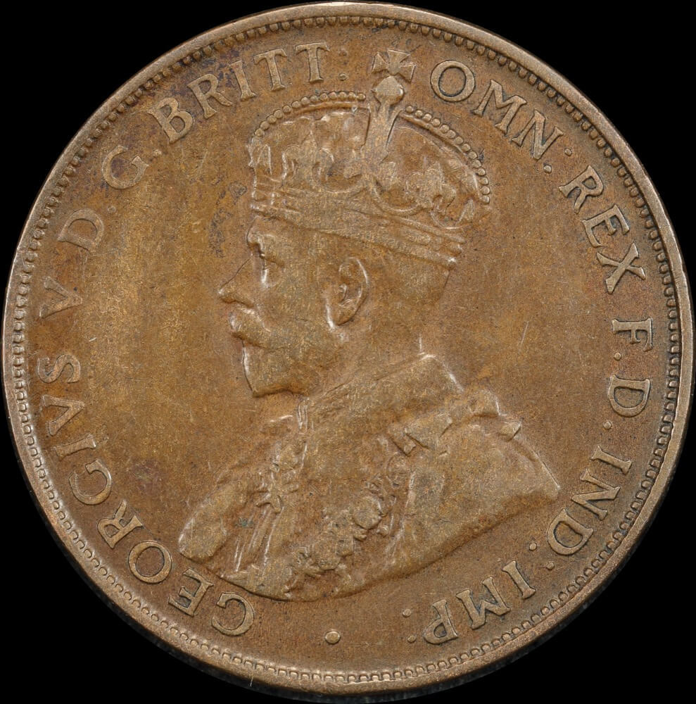 1925 Penny Broken 'N' Variety about VF