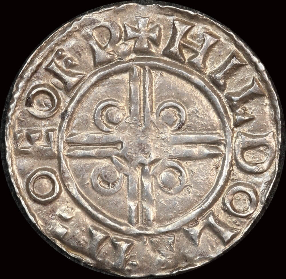 1016 ~ 1035 Silver Penny Cnut (Canute) S#1158 Very Fine