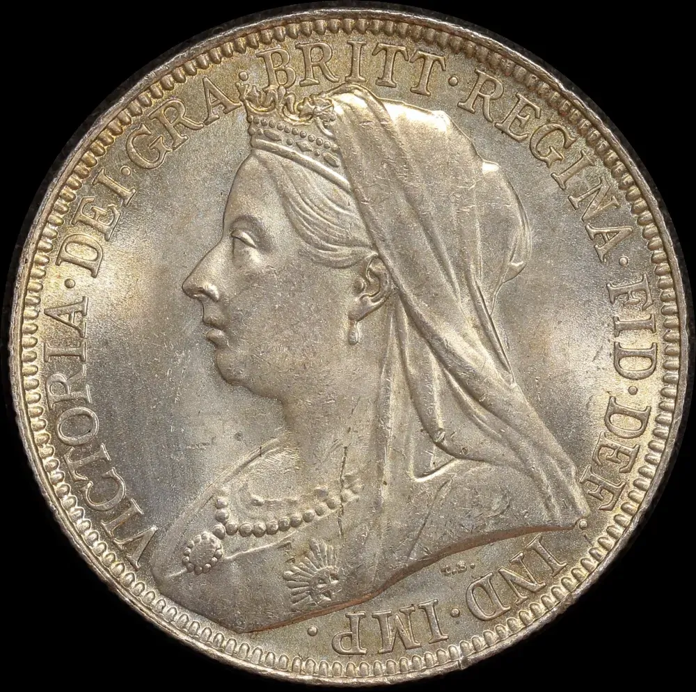 1900 Victoria Silver Florin S#3939 Uncirculated