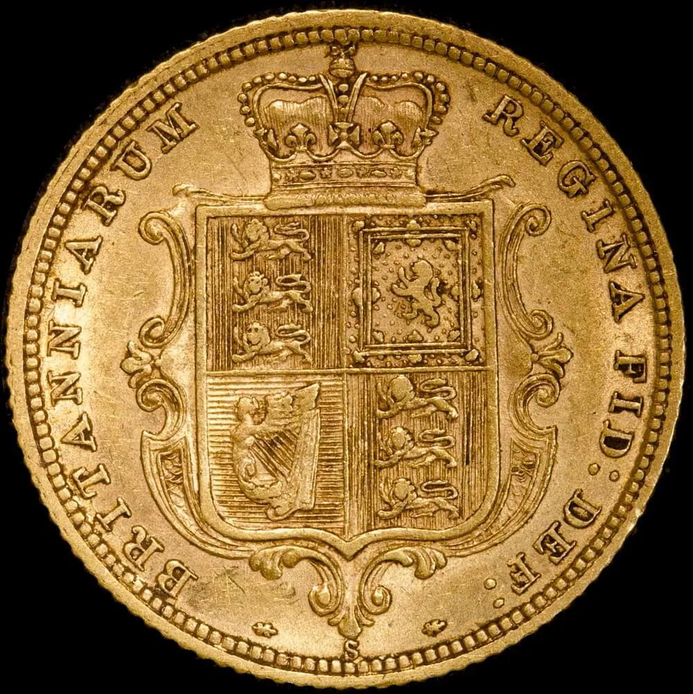 1881 Sydney Young Head Half Sovereign Type 5/4 good VF