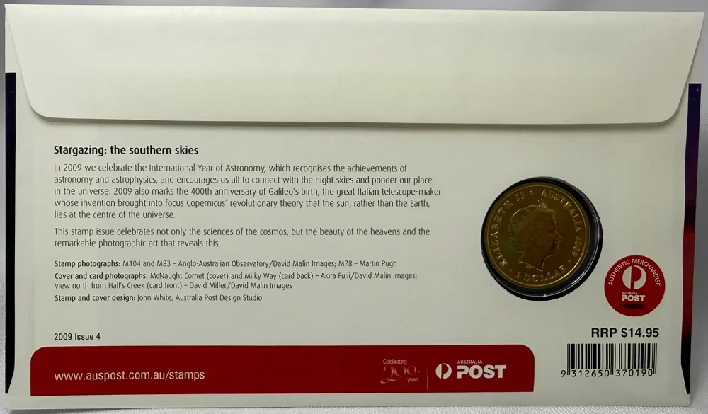 2009 1 Dollar PNC Stargazing the Southern Skies