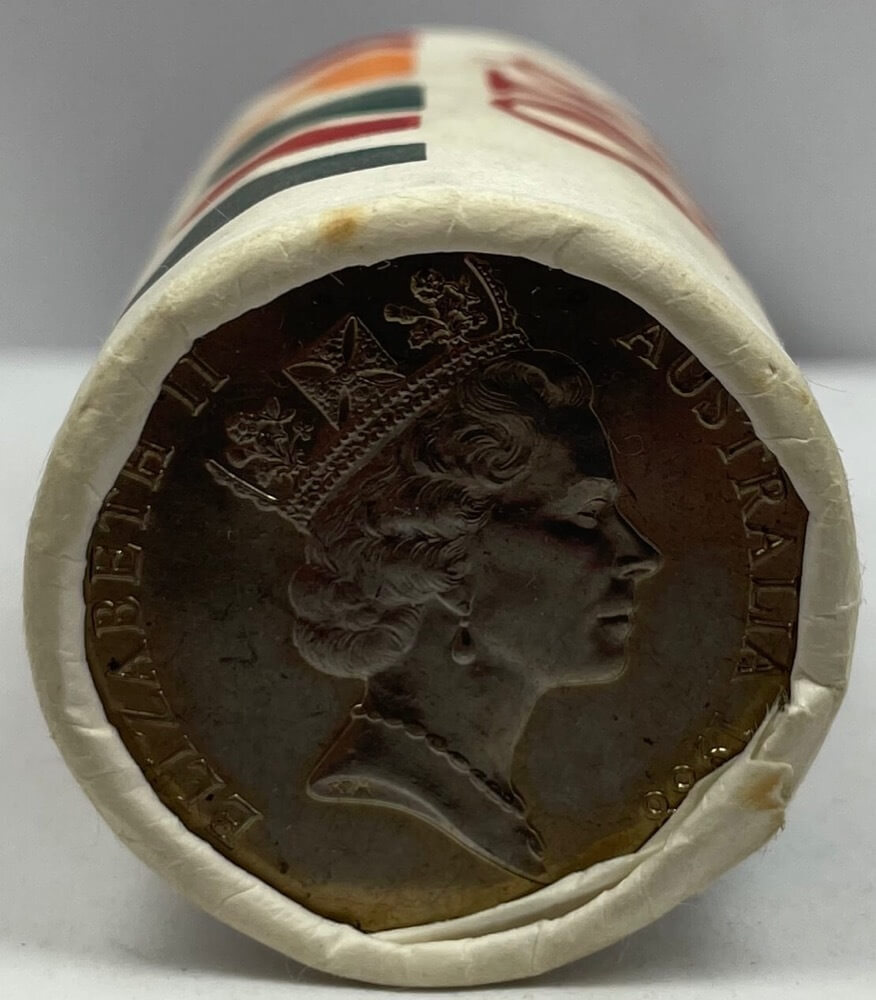 1988 50 Cent Mint Roll Bicentennial (Heads / Heads)
