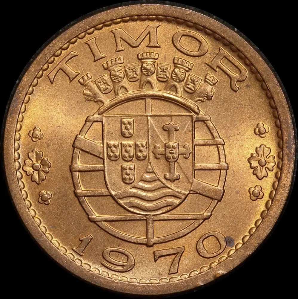 Timor 1970 Bronze 50 Centavos KM#18 Uncirculated product image