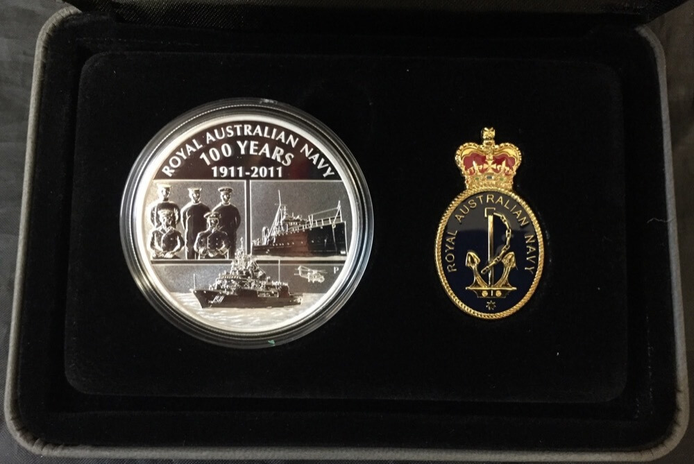 2011 Silver One Ounce Proof Coin Royal Australian Navy product image