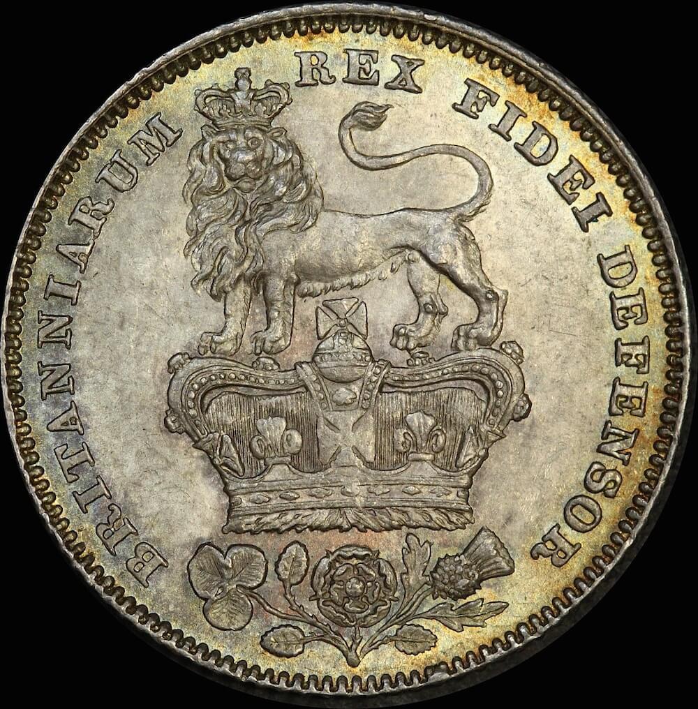 1829 Silver Shilling George IV S#3812 Choice Unc (PCGS MS63) product image