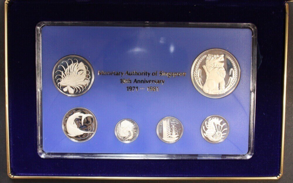 Singapore 1981 Silver Proof Coin Set product image