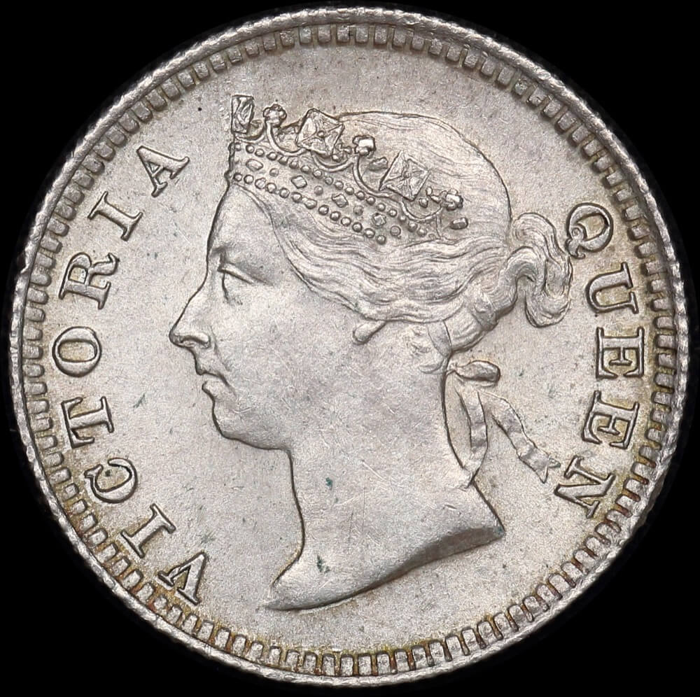 Straits Settlements 1898 Silver 5 Cents KM#10 PCGS MS64 product image