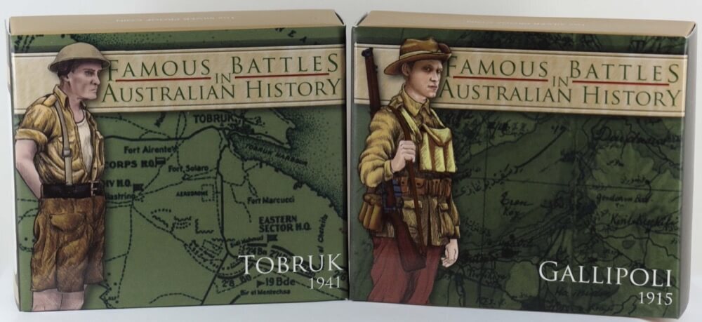 2011-2012  Silver 5 Coin Proof Set Famous Battles in Australian History product image