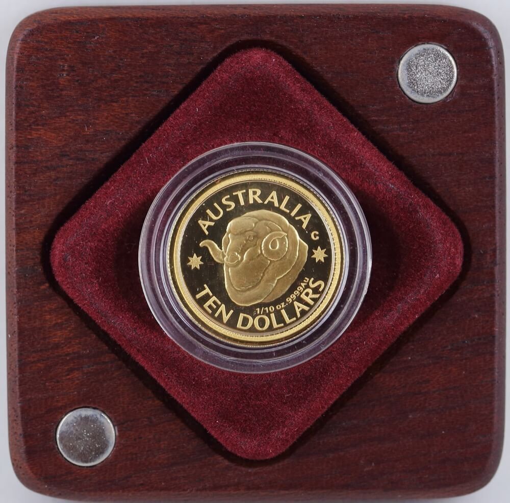 2011 Ten Dollar Gold Proof Coin Ram's Head product image