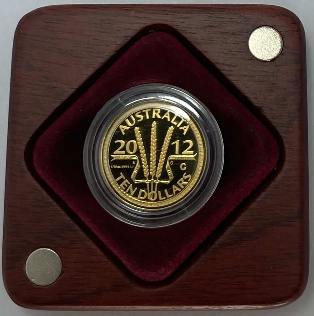 2012 Ten Dollar Gold Proof Coin Wheat Sheaf