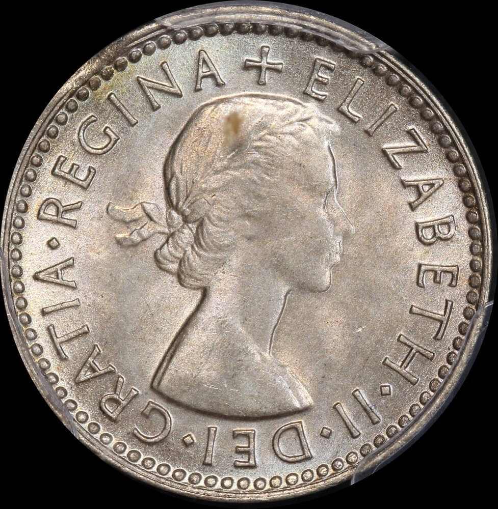 1953 Threepence Gem Unc (PCGS MS66)