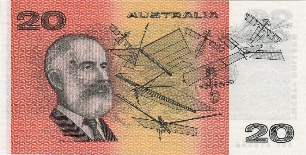 1993 $20 Note ADK Last Paper Prefix Fraser/Evans R415L Uncirculated