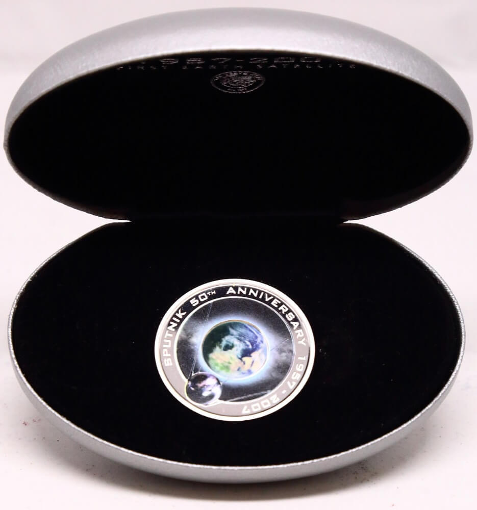 Cook Islands 2007 One Ounce Silver Proof Sputnik product image