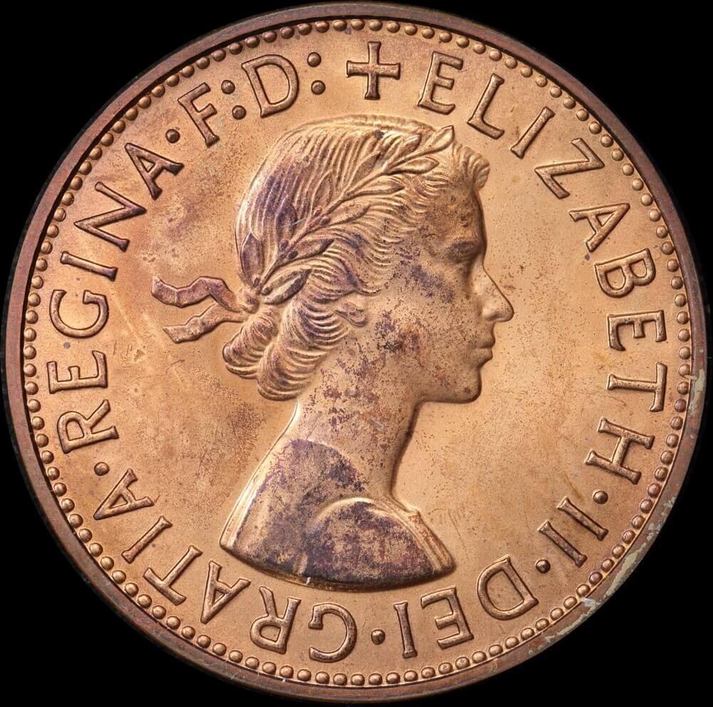 1961 Perth Proof Penny about FDC