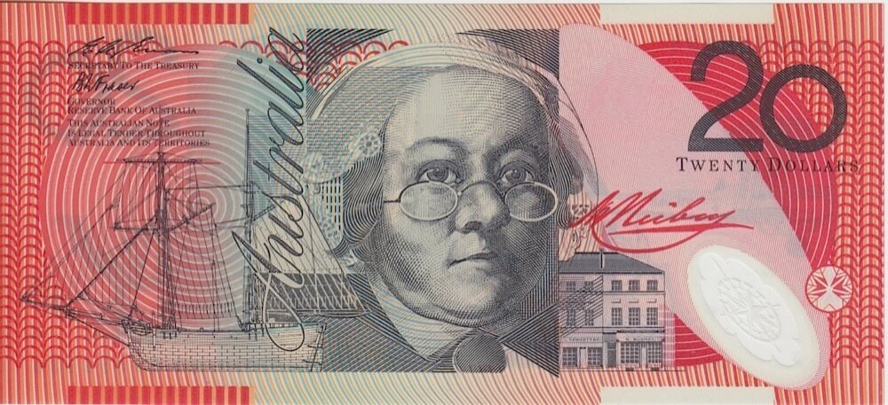 1994 $20 Note Fraser/Evans General Prefix R416a Uncirculated