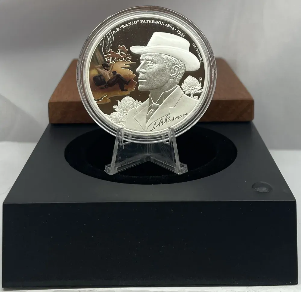 2014 Silver 1 Ounce Proof Coin Banjo Paterson