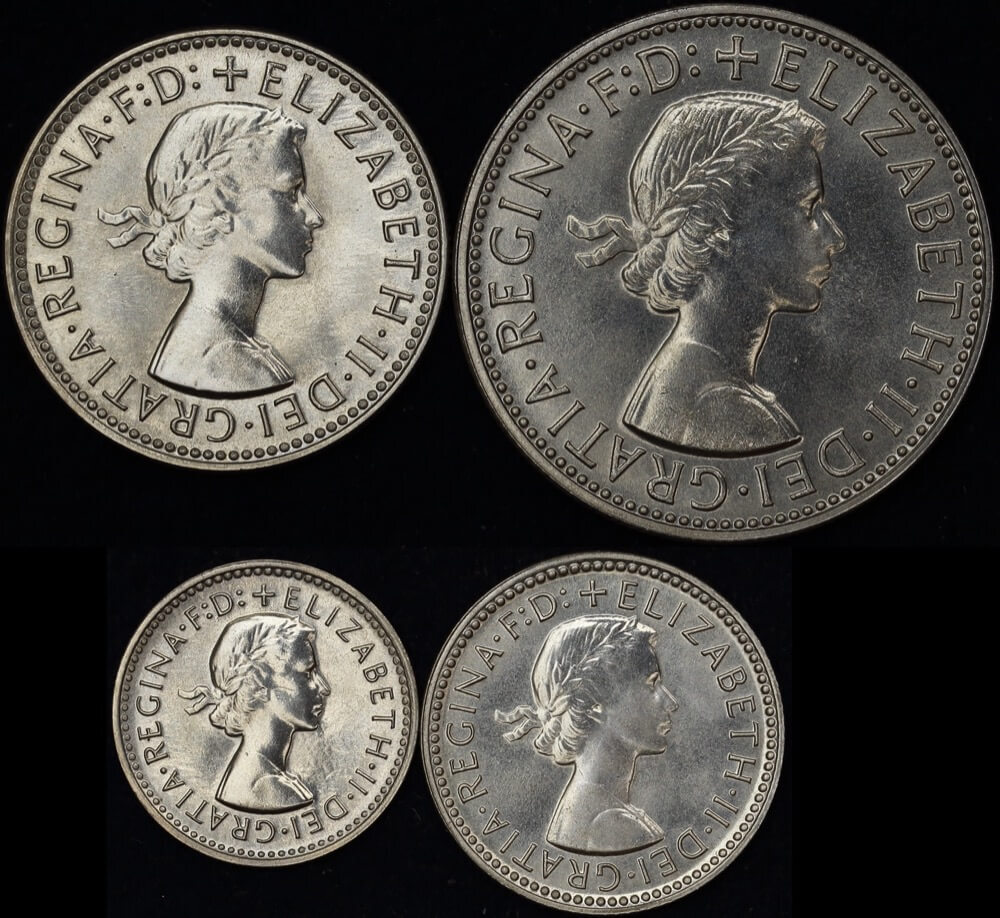 1961 Melbourne 4-Coin Proof Set