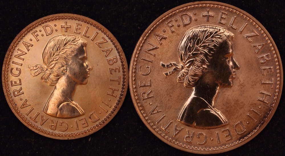1962 Perth Proof Copper Pair (Penny and Halfpenny)