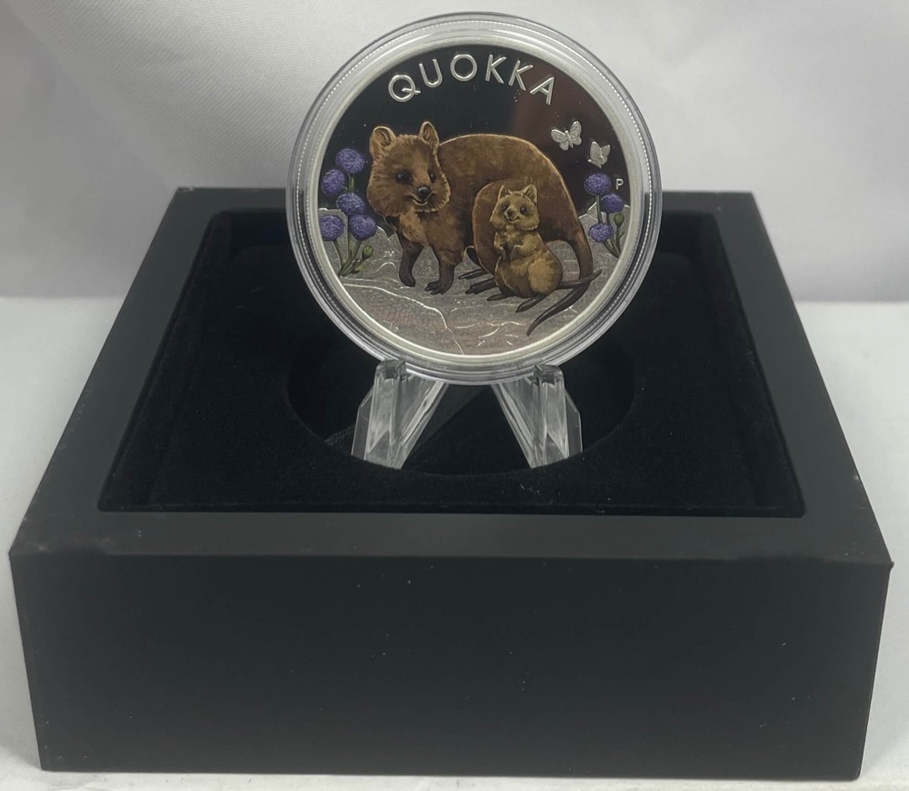 2022 Silver 1 Ounce Coloured Proof Coin Quokka product image