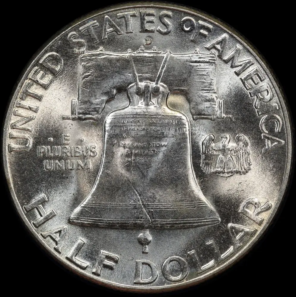 United States 1948 Silver Franklin Half Dollar KM#199 Uncirculated product image