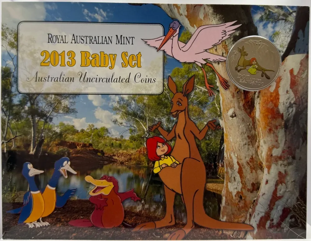 Australia 2013 Baby Uncirculated Mint Coin Set Dot and the Kangaroo