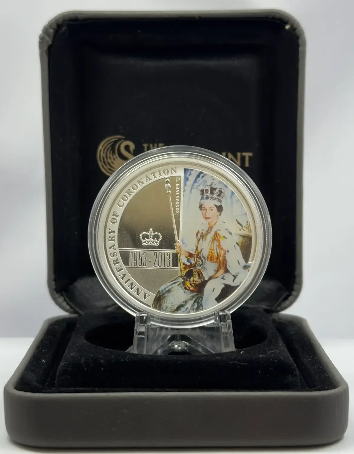 2013 Silver One Ounce Proof Coin QEII 60th Anniversary Coronation