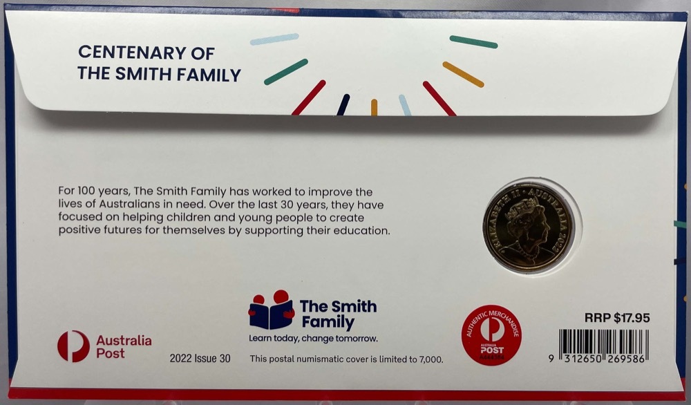 2022 $1 PNC Centenary of The Smith Family product image