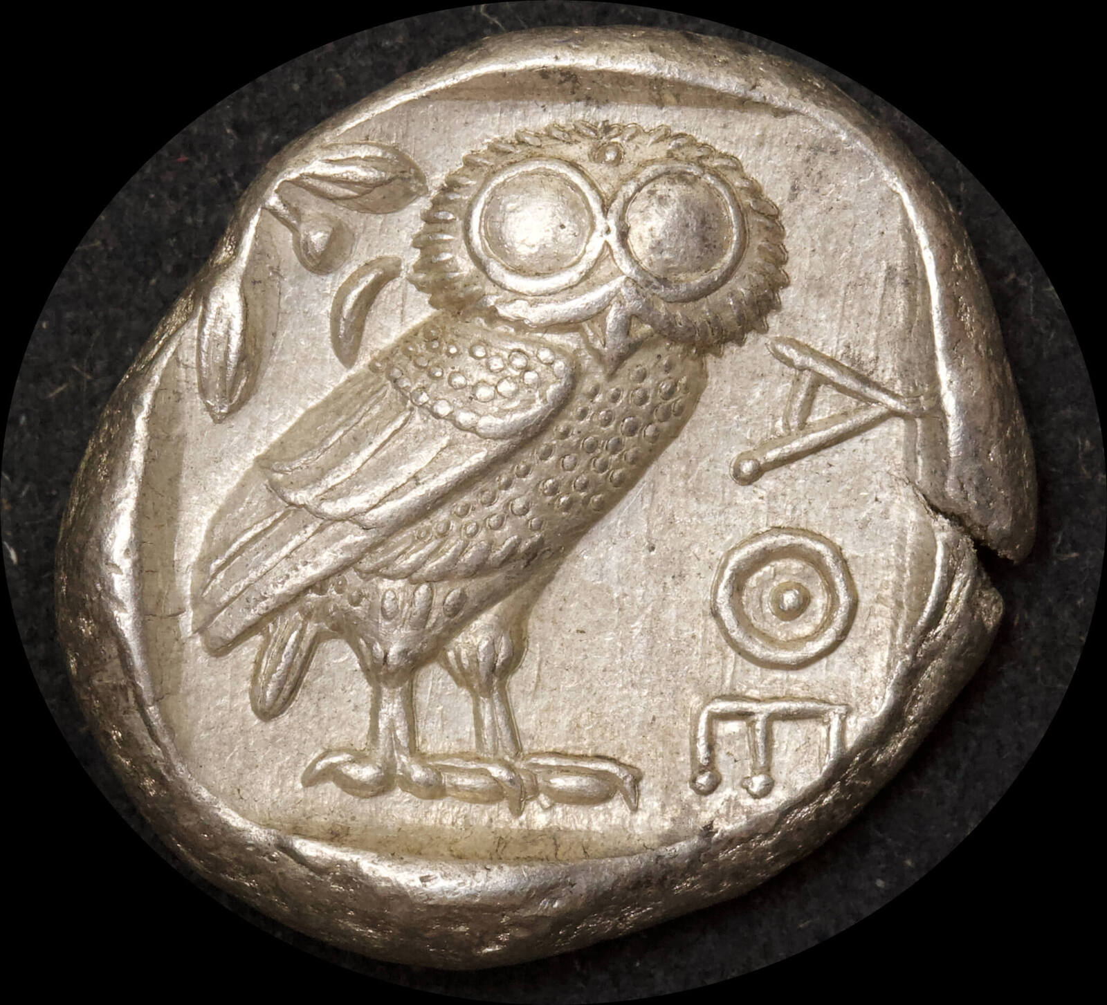 Ancient Greece (Attica) Athens Silver Tetradrachm 454-404 BC BC Owl EF