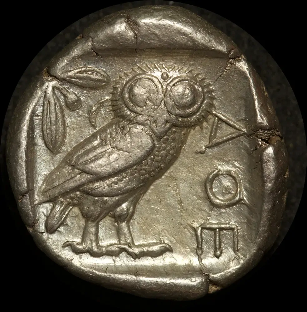 Ancient Greece (Attica, Athens) 454 ~ 404BC Silver Tetradrachm Kroll#8 Extremely Fine