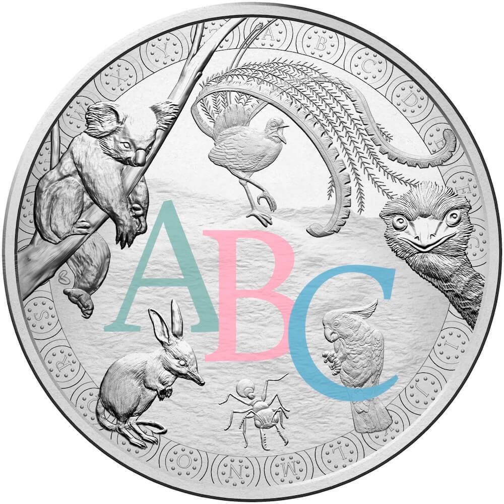Australia 2015 Baby Uncirculated Mint Coin Set Alphabet theme