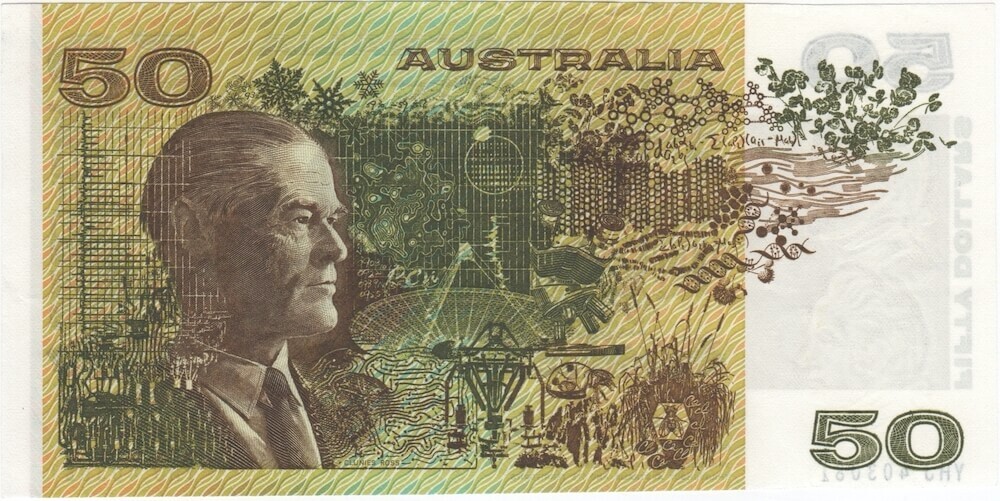 1983 $50 Note Johnston/Stone R508F YHJ First Prefix GEF