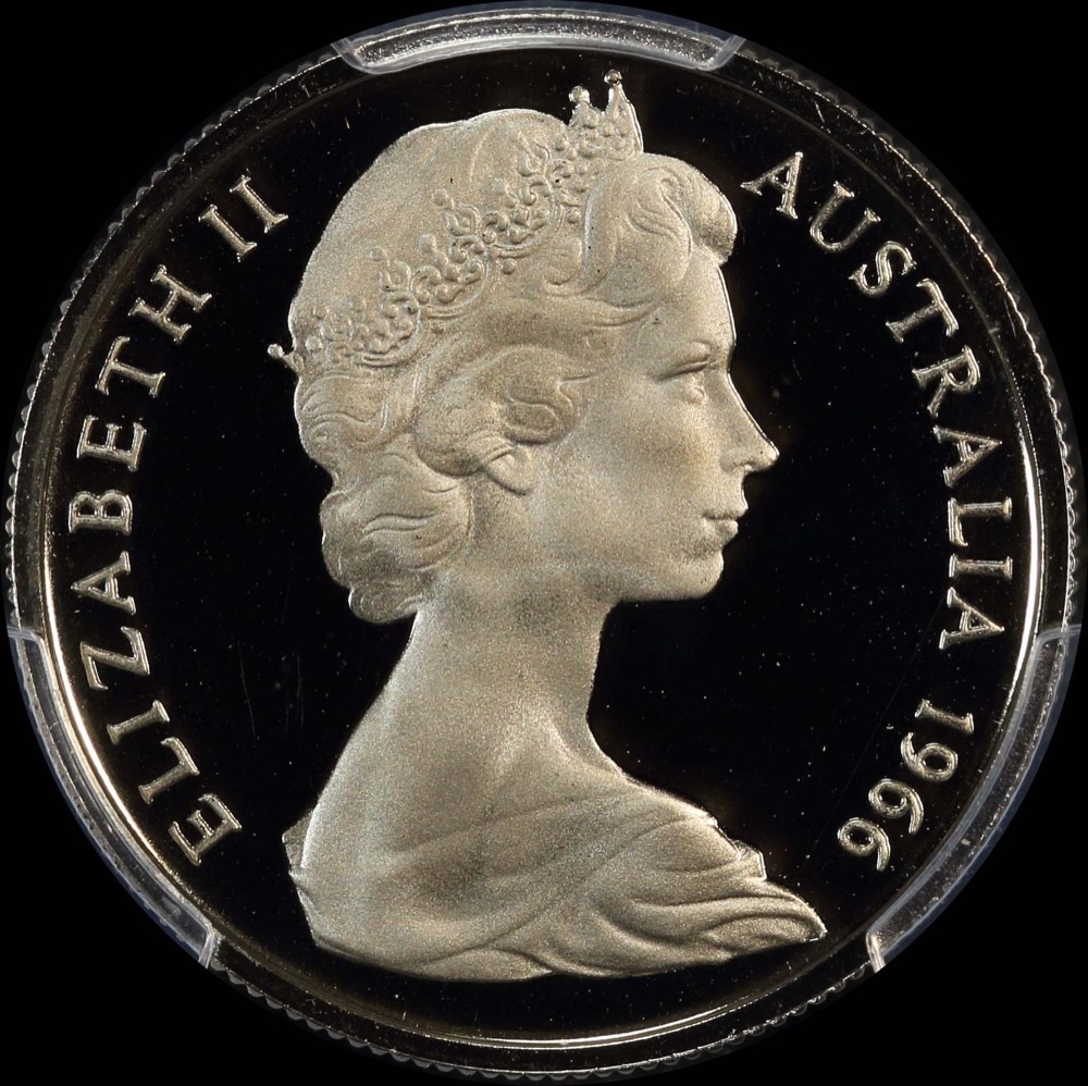 Australia 1966 Proof 5 Cents PCGS PR 69DCAM