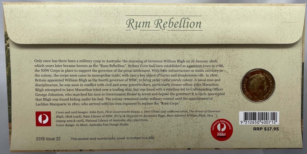 2019 $1 PNC The Rum Rebellion product image