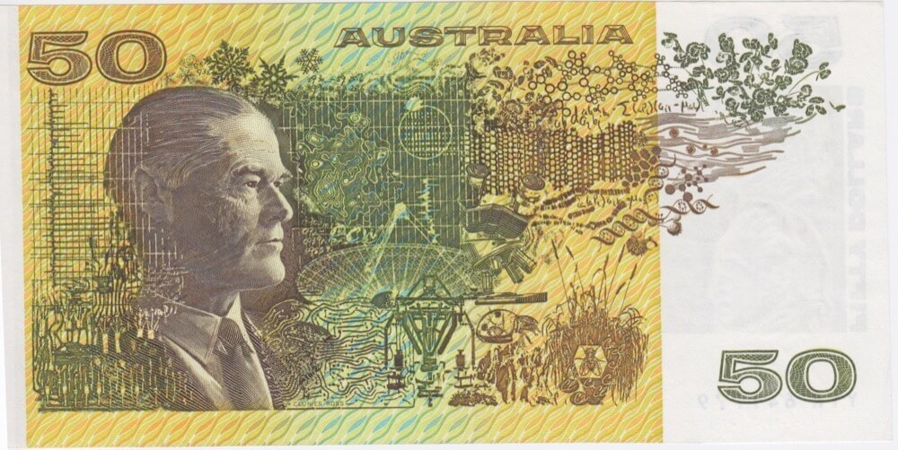 1985 $50 Note Gothic Serials Johnston/Fraser R509A Uncirculated product image