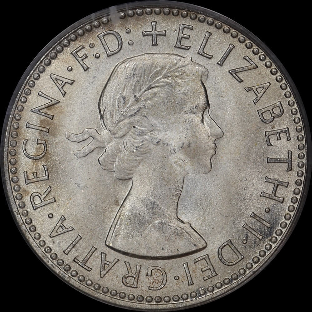 1960 Shilling Gem Unc (PCGS MS66)